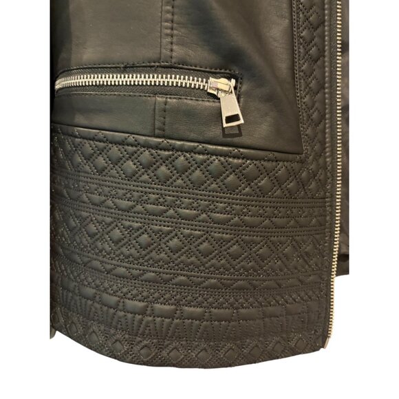 Faux Leather jacket MS mode NEW - Picture 6 of 9